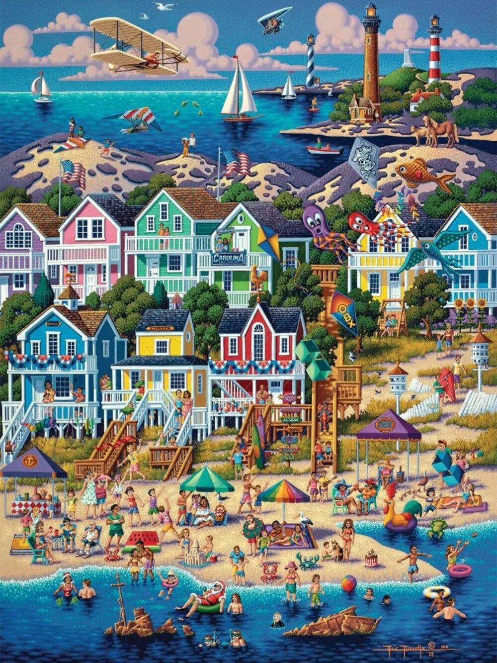 Dowdle Outer Banks 1000 Piece Jigsaw Puzzle by Buffalo Games - SEALED - Picture 2 of 3